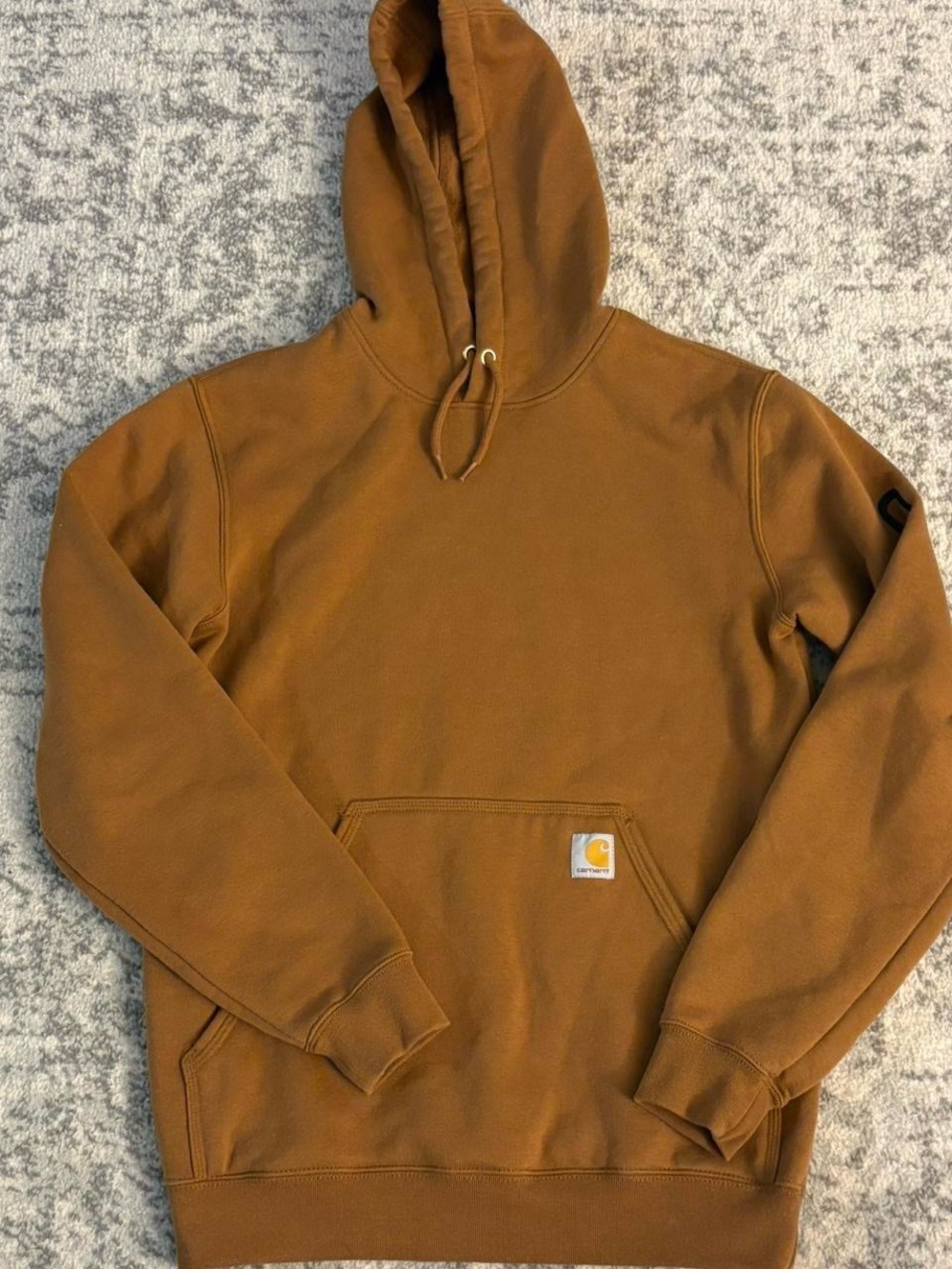 Men’s Small Carhartt Loose Fit Light Brown Hoodie